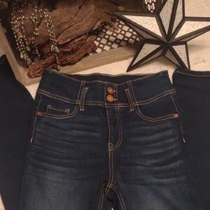 Dark Blue Women's Jean Jeggings